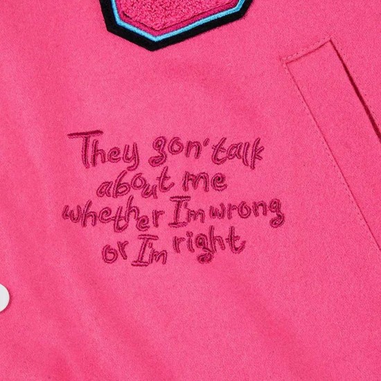 Gag City Pink Varsity Jacket Gag City Pink Varsity Jacket