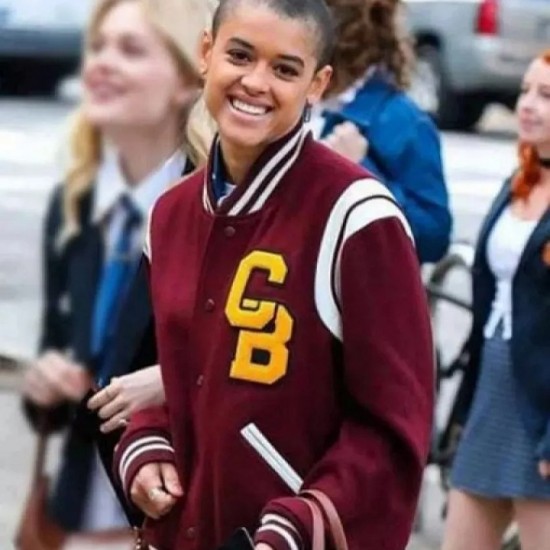 Gossip Girl Julien Calloway Red Varsity Jacket Gossip Girl Julien Calloway Red Varsity Jacket