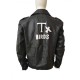 Grease John Joseph Travolta T-Bird Black Leather Jacket              