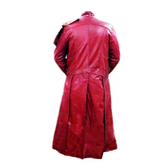 Guardians of the Galaxy Star Lord Peter Quill Trench Leather Coat