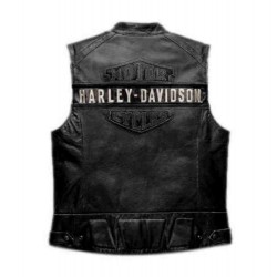 WWF Bill Goldberg Harley Davidson Men's Passing Link Leather Vest Vintage Jacket