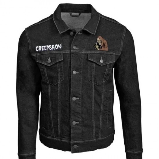 Halloween Black Denim Jacket Halloween Black Denim Jacket
