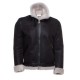 Hampton's Classic Brown B-3 Bomber Aviator Shearling Jacket Hampton's Classic Brown B-3 Bomber Aviator Shearling Jacket