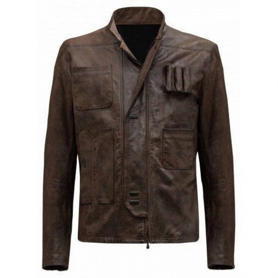 Han Solo Genuine Leather Cosplay Costume Han Solo Genuine Leather Cosplay Costume