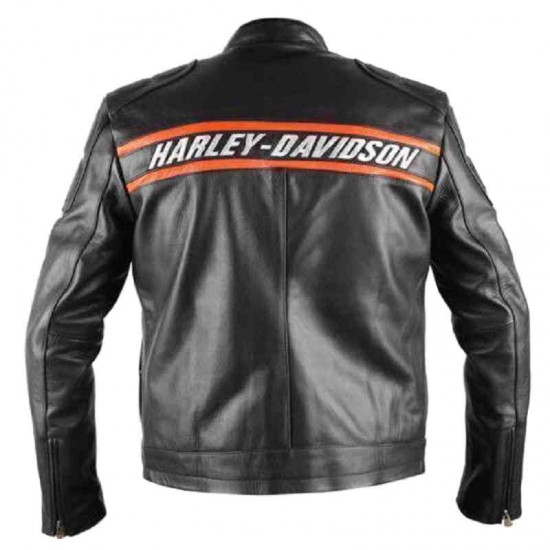 New Men's Harley Davidson Screamin Eagle Leather Jacket