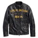 Harley Davidson Men's Forge Distressed Slim Fit Leather Jacket, Black 97006-18VM