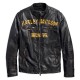 Harley Davidson Men's Forge Distressed Slim Fit Leather Jacket, Black 97006-18VM