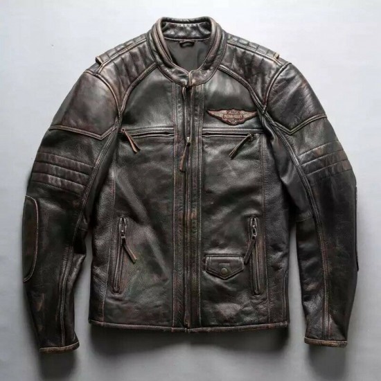 Harley Davidson Passion VELOCITY Biker Leather Jacket Harley Davidson Passion VELOCITY Biker Leather Jacket