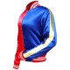 Harley Quinn Satin Bomber Jacket