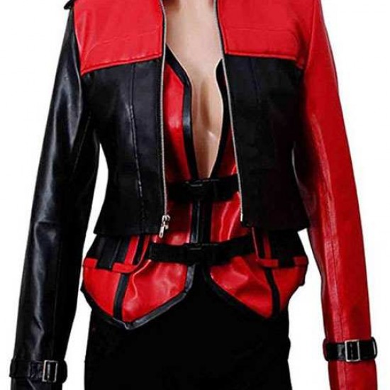 Harley Quinn Injustice 2 Cosplay & Leather Costume