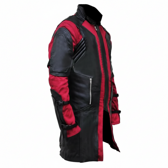 Hawkeye The Avengers Jeremy Renner Leather Jacket Coat