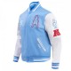 Houston Oilers Retro Classic Blue Varsity Jacket Houston Oilers Retro Classic Blue Varsity Jacket