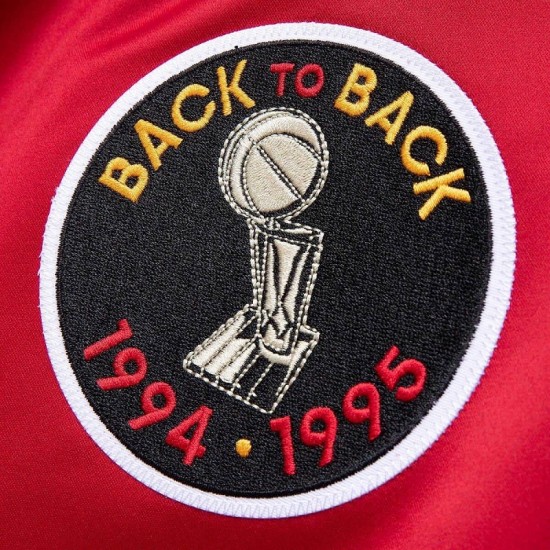 Houston Rockets Red Satin Jacket Houston Rockets Red Satin Jacket