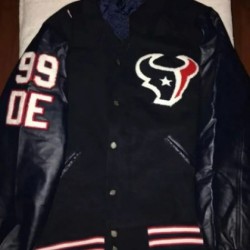 Houston Texas JJ Watt Varsity Jacket