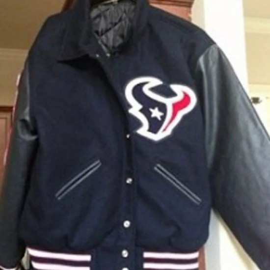 Houston Texas JJ Watt Varsity Jacket