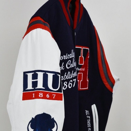 Howard University Motto 2.0 Varsity Jacket Howard University Motto 2.0 Varsity Jacket