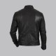 Hunt Black Biker Leather Jacket Hunt Black Biker Leather Jacket