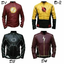 Hunter Zolomon Zoom Eobard Thawne Reverse The Flash Leather Jacket Costume