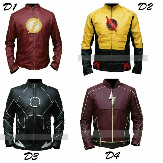 Hunter Zolomon Zoom Eobard Thawne Reverse The Flash Leather Jacket Costume