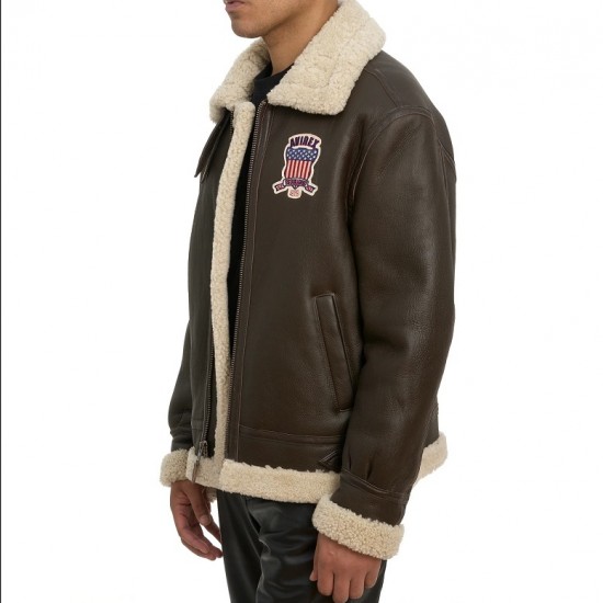 Icon Shearling Leather Biker Jacket Icon Shearling Leather Biker Jacket