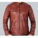 Idaho Mens Brown Leather Moto Jacket Idaho Mens Brown Leather Moto Jacket
