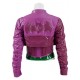 Injustice 2 Harley Quinn Purple Leather Jacket