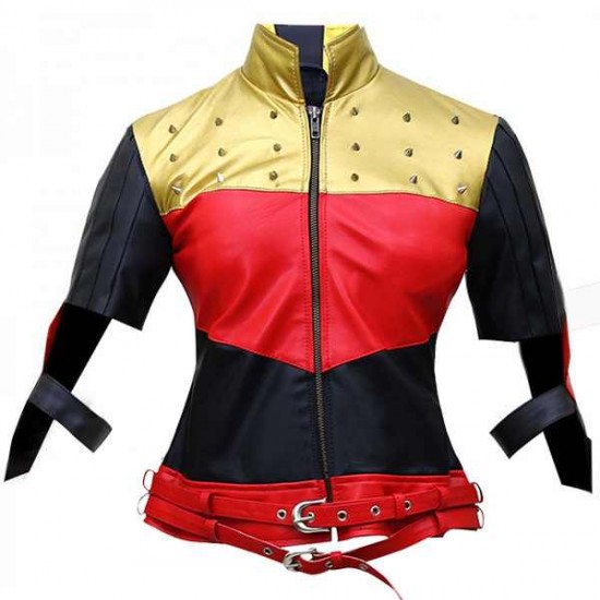 Injustice Gods Among Us Harley Quinn Kiss This Leather Jacket