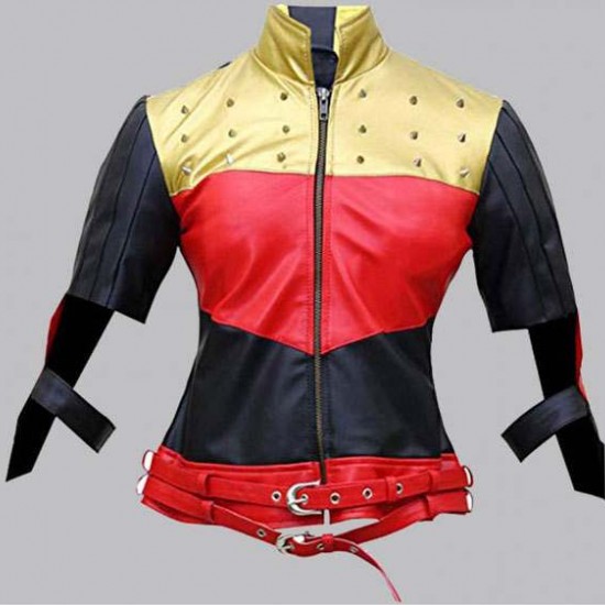 Injustice Gods Among Us Harley Quinn Kiss This Leather Jacket