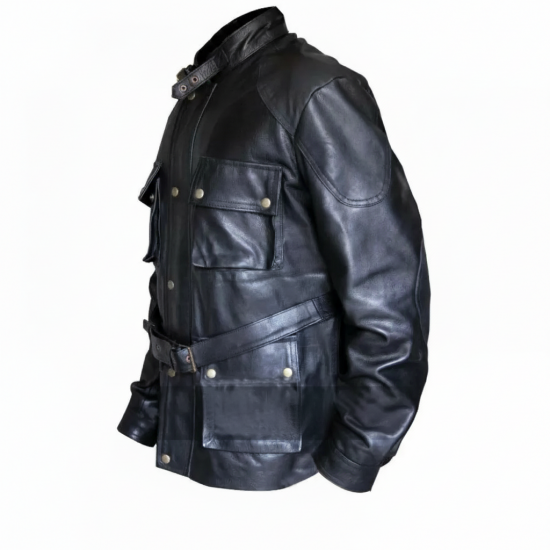 Jack Bauer 24 Live Another Day Black Leather Jacket