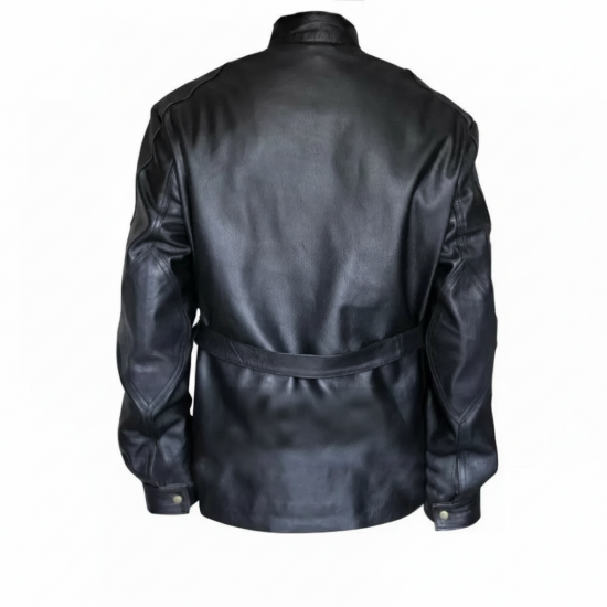 Jack Bauer 24 Live Another Day Black Leather Jacket