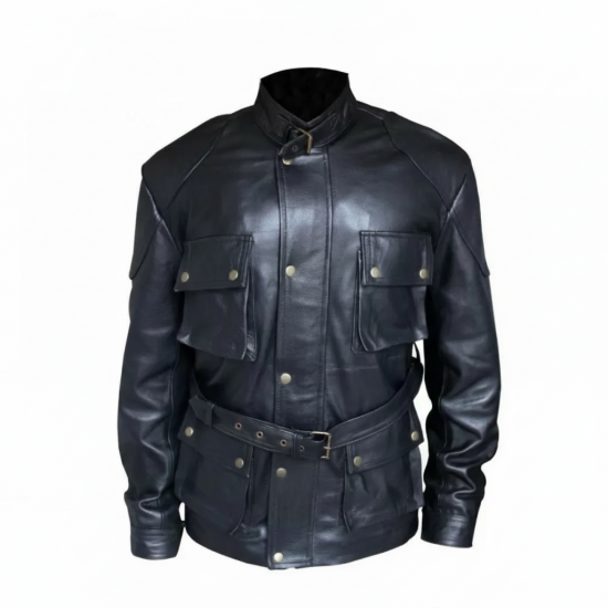 Jack Bauer 24 Live Another Day Black Leather Jacket