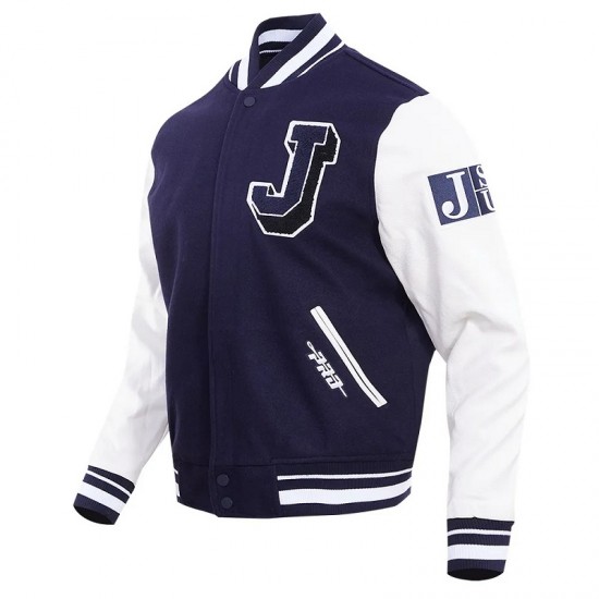 Jackson State University Classic Rib Wool Varsity Jacket Jackson State University Classic Rib Wool Varsity Jacket