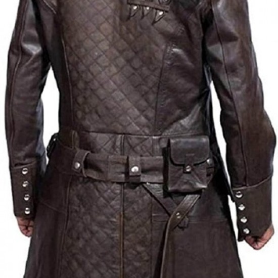 Jacob Frye Michael Fassbender Steampunk Gothic Halloween Costume Coat