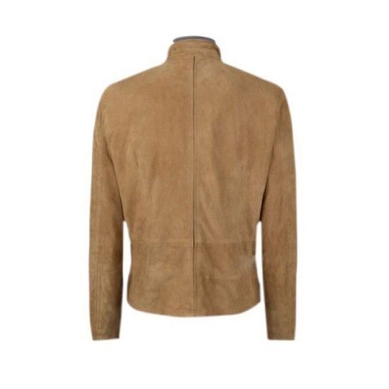 James Bond Brown Suede Daniel Craig Spectre Morocco Blouson Jacket