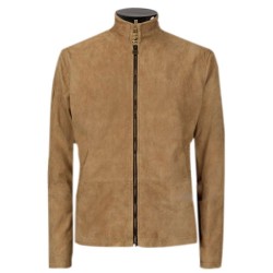 James Bond Brown Suede Daniel Craig Spectre Morocco Blouson Jacket