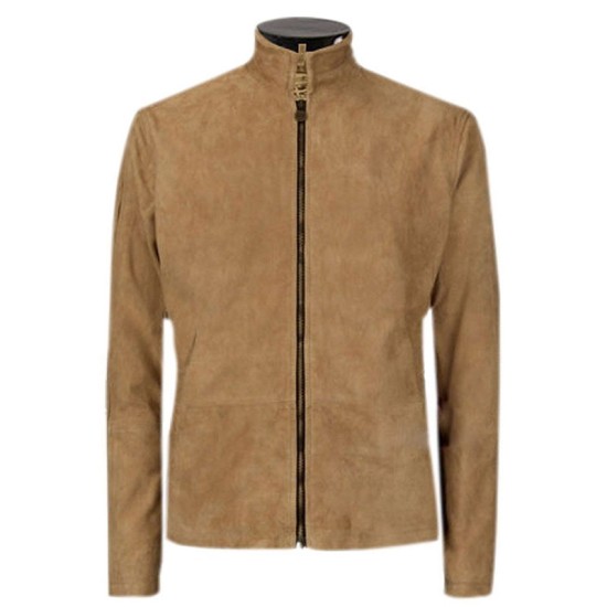 James Bond Brown Suede Daniel Craig Spectre Morocco Blouson Jacket