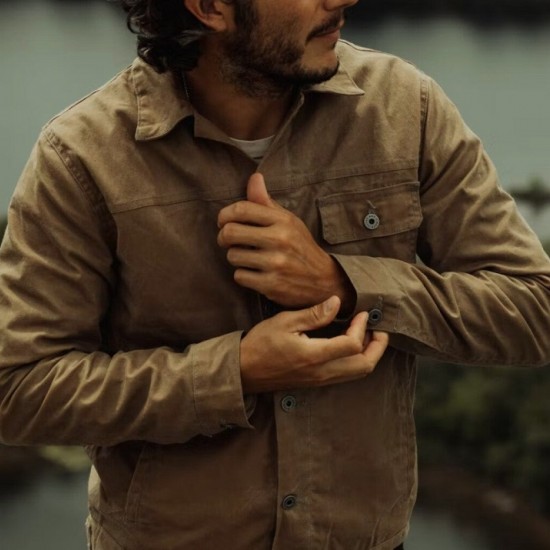 Joel Pedro Pascal Suede Leather Brown Jacket Joel Pedro Pascal Suede Leather Brown Jacket