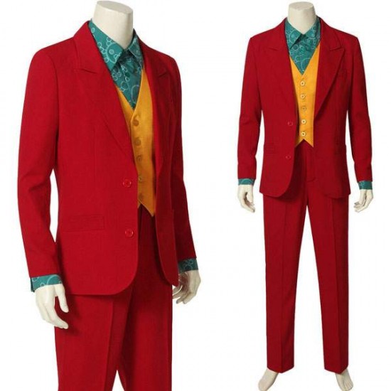 Joker Cosplay Movie Joaquin Phoenix Arthur Fleck Halloween Costume Joker Cosplay Movie Joaquin Phoenix Arthur Fleck Halloween Costume