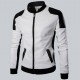 Joliet White Leather Perforated Jacket Mens Joliet White Leather Perforated Jacket Mens