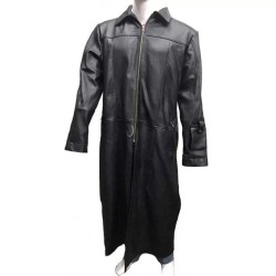 Jon Bernthal The Punisher Black Leather Coat