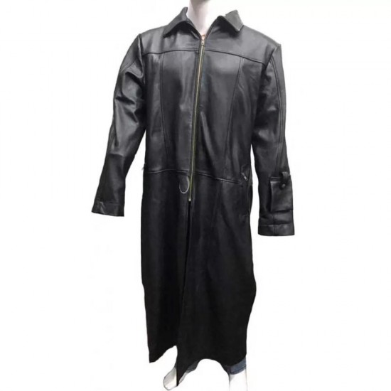 Jon Bernthal The Punisher Black Leather Coat