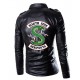 Jughead's South Side Serpents Riverdale Snake Poison Leather Costume Cosplay Jacket With Vest