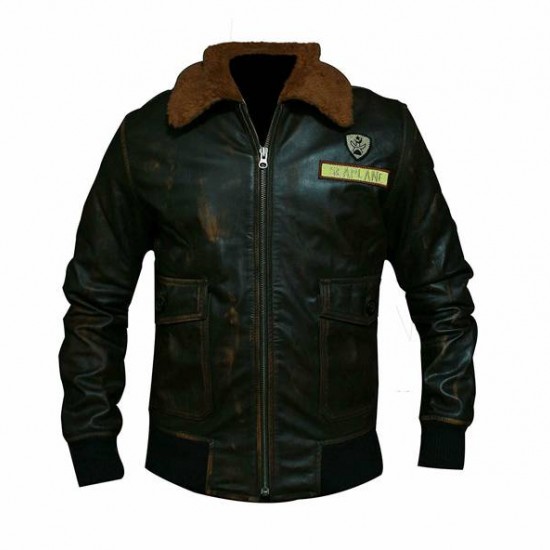 Jumanji 2 Nick Jonas Bomber Leather Jacket Jumanji 2 Nick Jonas Bomber Leather Jacket