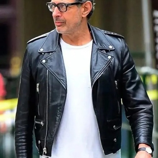 Jurassic World Dominion Jeff Goldblum Leather Jacket