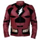 Justice League The Flash Burgundy Leather Costume Jacket Justice League The Flash Burgundy Leather Costume Jacket