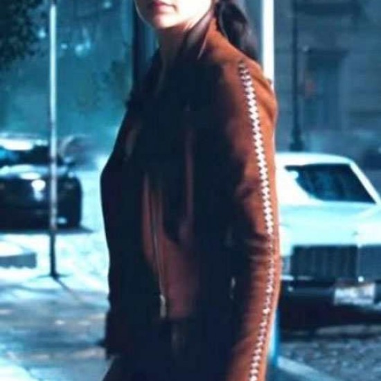 Justice Leauge Gal Gadot Brown Leather Jacket Justice Leauge Gal Gadot Brown Leather Jacket