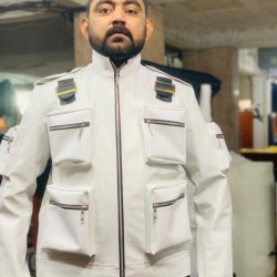 New Mens Kyo Kusanagi King Of Fighters Leather Jacket