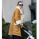 Karlie Kloss Brown Shearling 2022 Coat