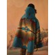 Kelly Reilly Yellowstone Blue Hooded Coat Kelly Reilly Yellowstone Blue Hooded Coat