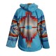 Kelly Reilly Yellowstone Wool Blend Beth Dutton Blue Hooded Coat Kelly Reilly Yellowstone Wool Blend Beth Dutton Blue Hooded Coat